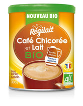 Boisson lactée au café et chicorée instantanée BIO 330 g - REGILAIT